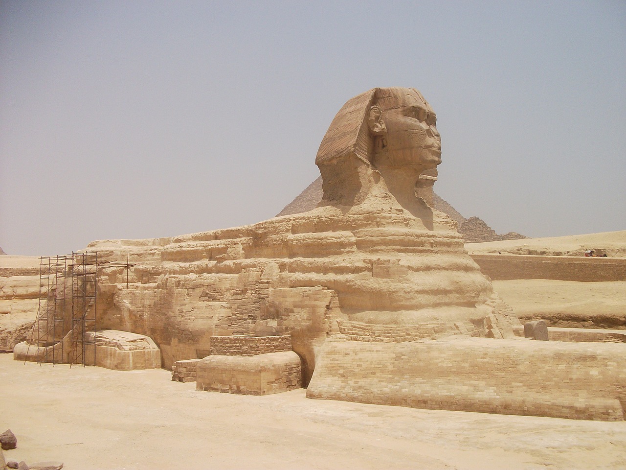 sphinx pyramid egypt free photo