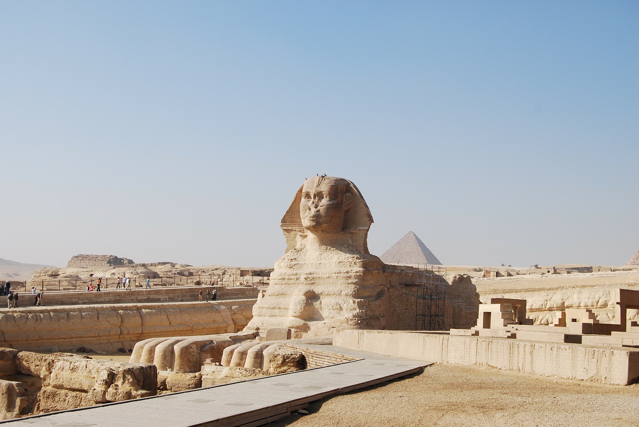 sphinx gizeh egypt free photo
