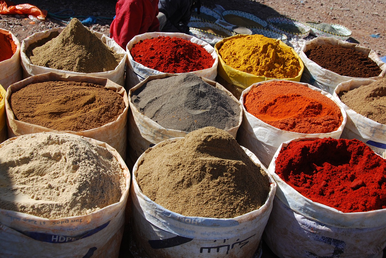 spice morocco market free photo