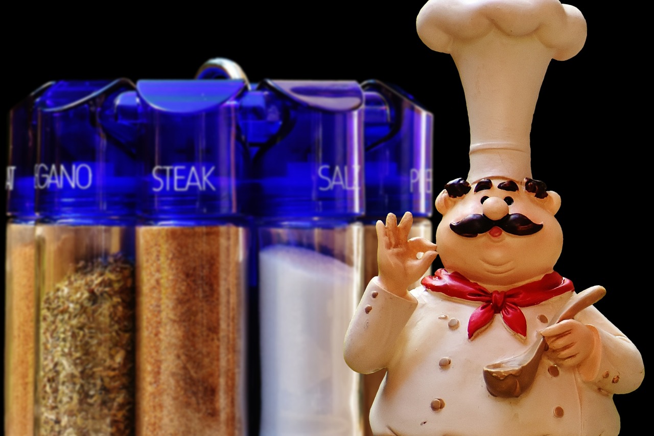 spice rack cooking figure free photo