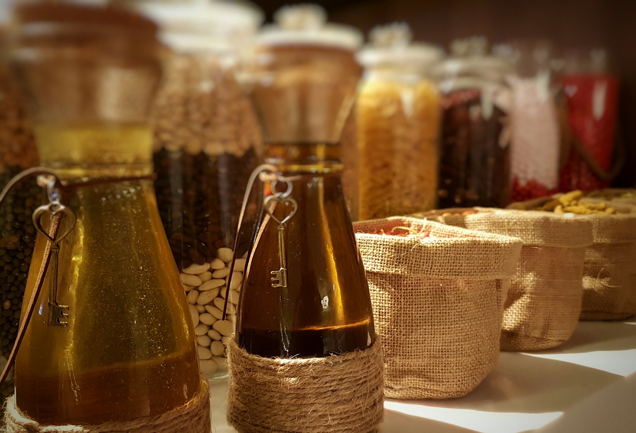 spices bokeh bottle free photo