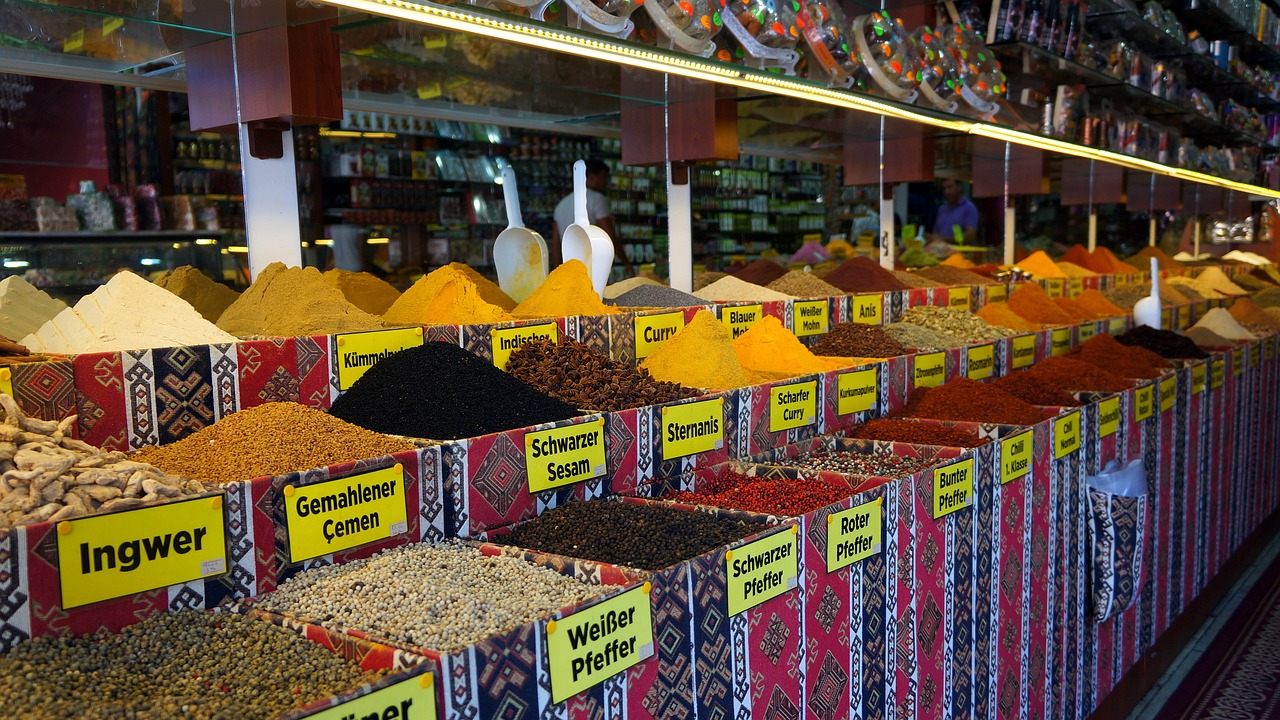 spices seasonings shop free photo