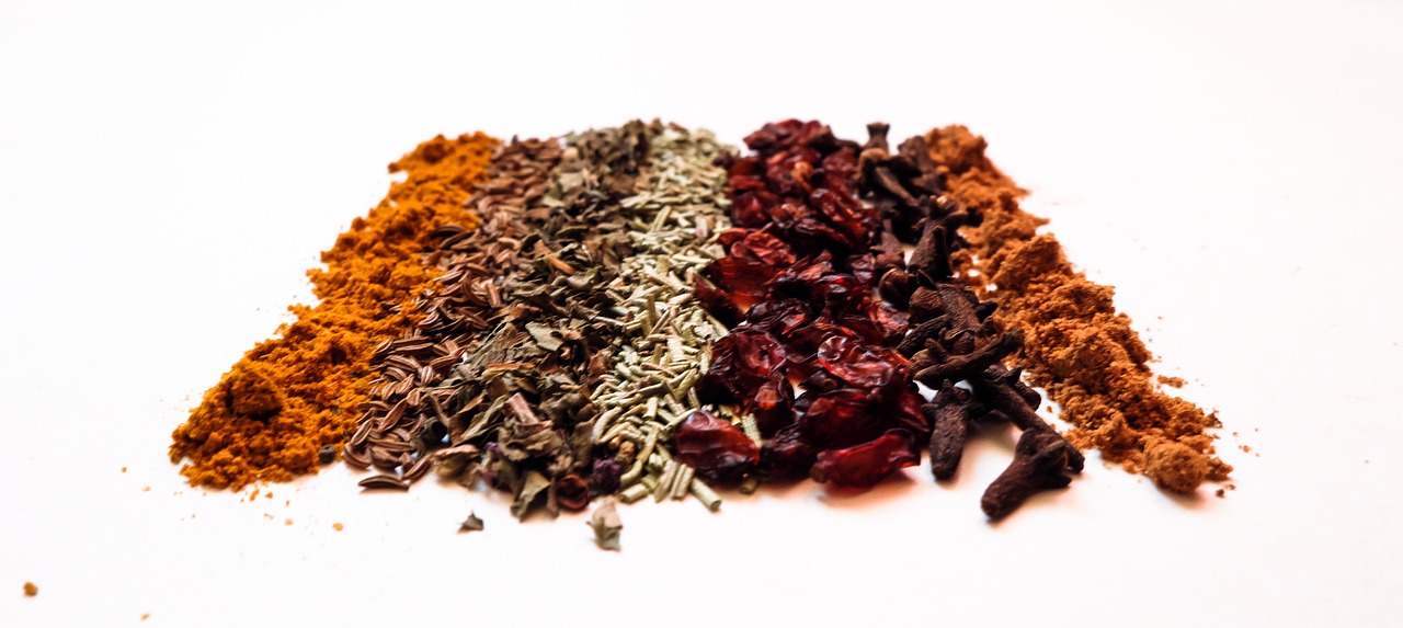 spices barberry basil free photo
