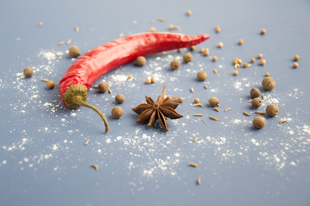 spices pepper anise free photo