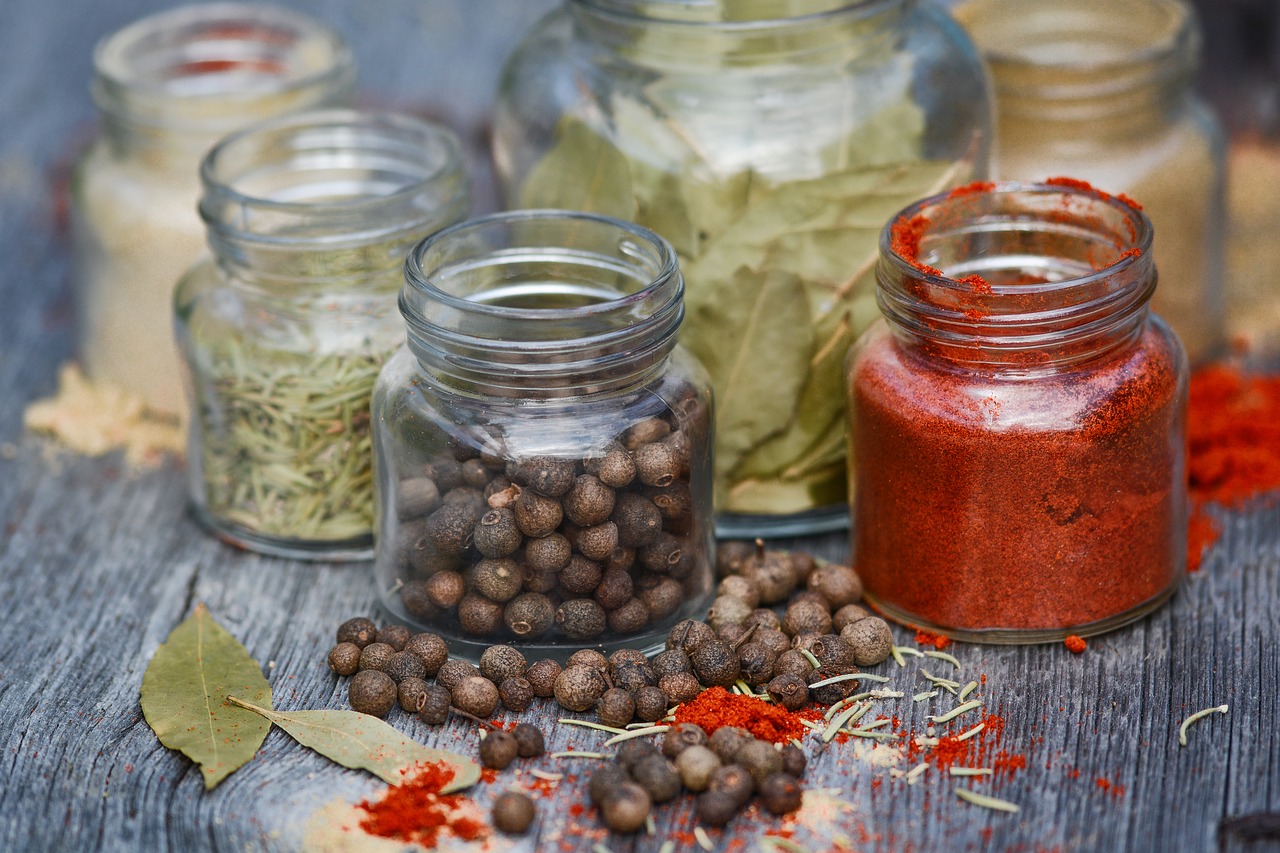 spices jar kitchen free photo