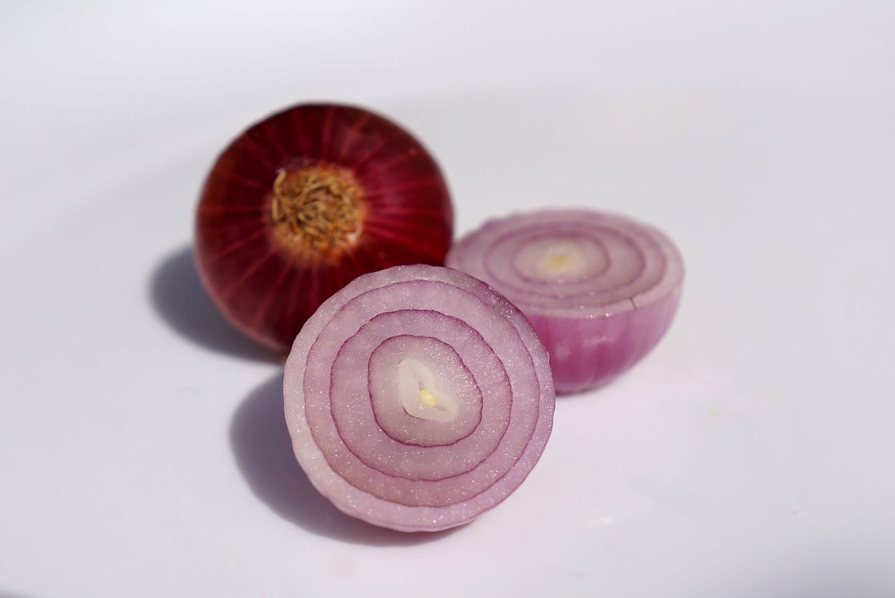 spices onion purple free photo