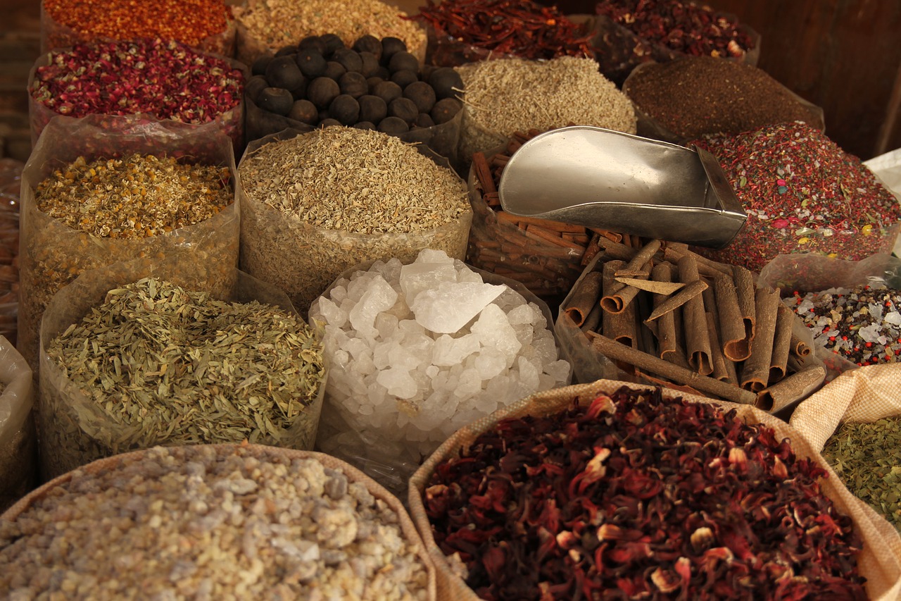 spices dry market free photo