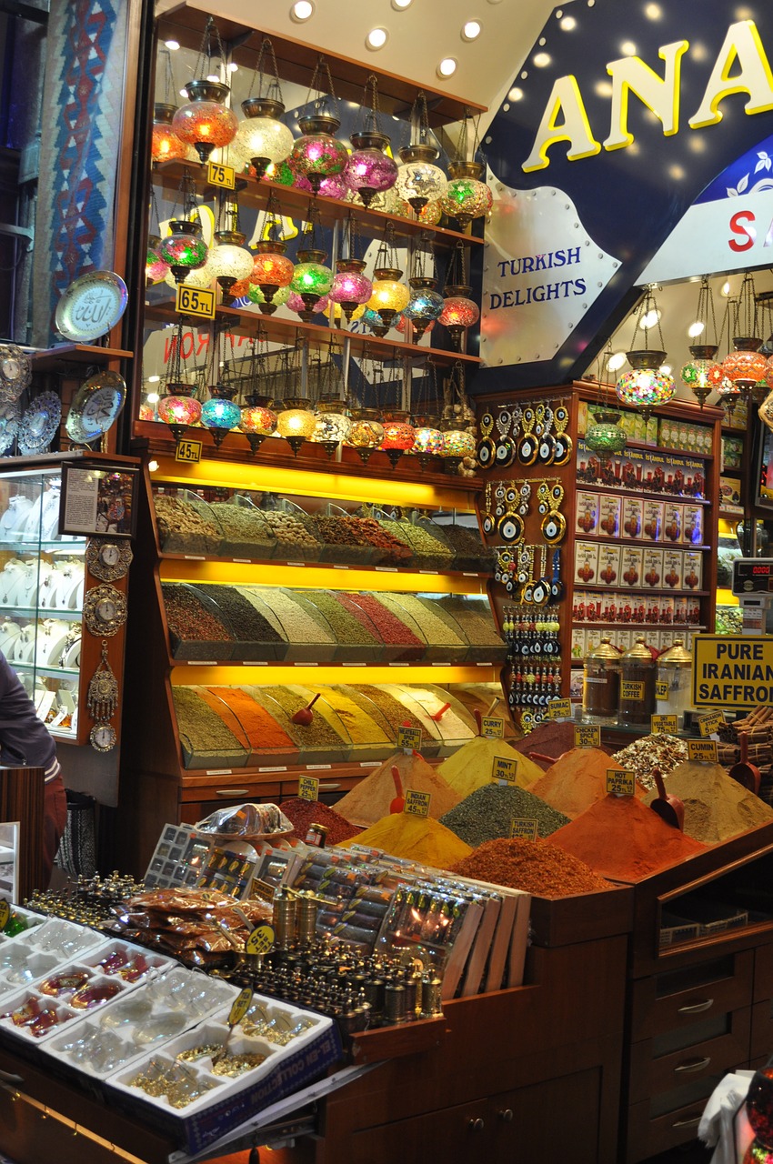 spices market market stall free photo