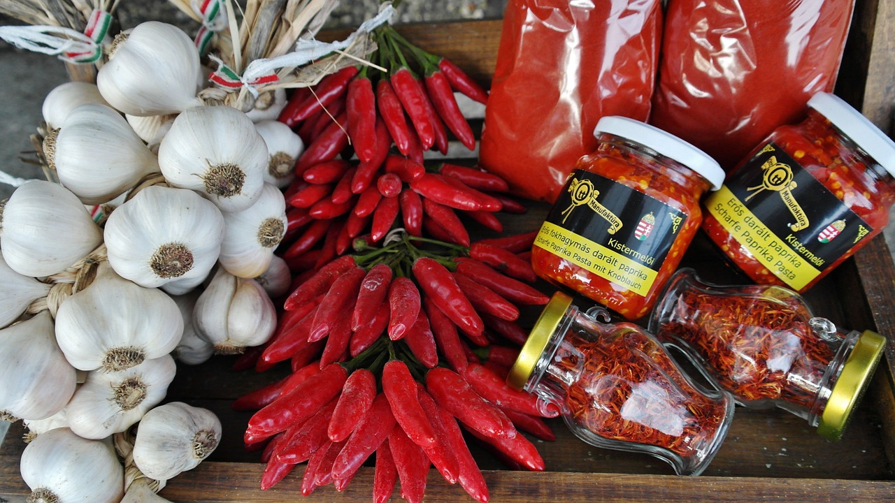 spices paprika garlic free photo
