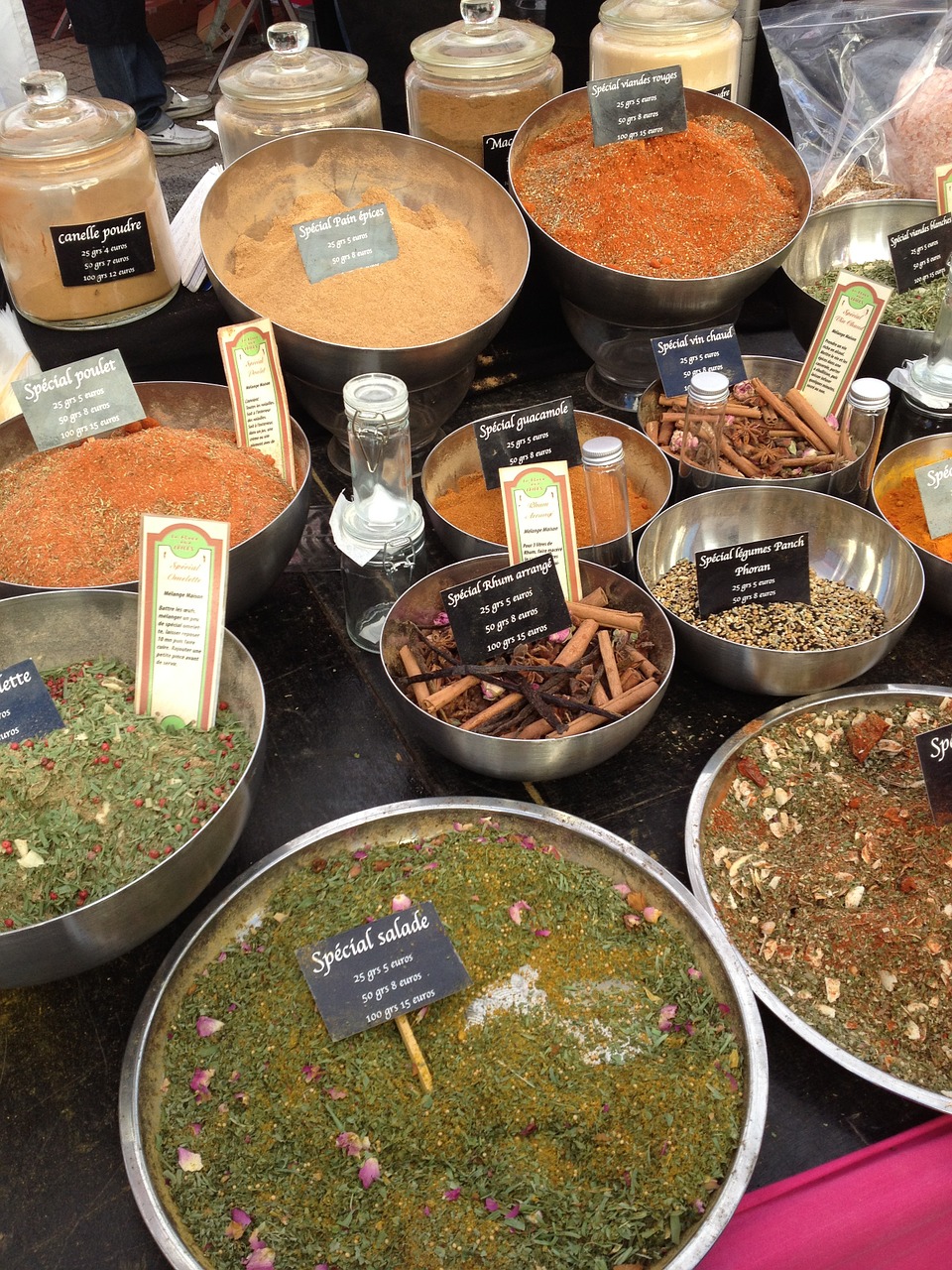 spices market green free photo