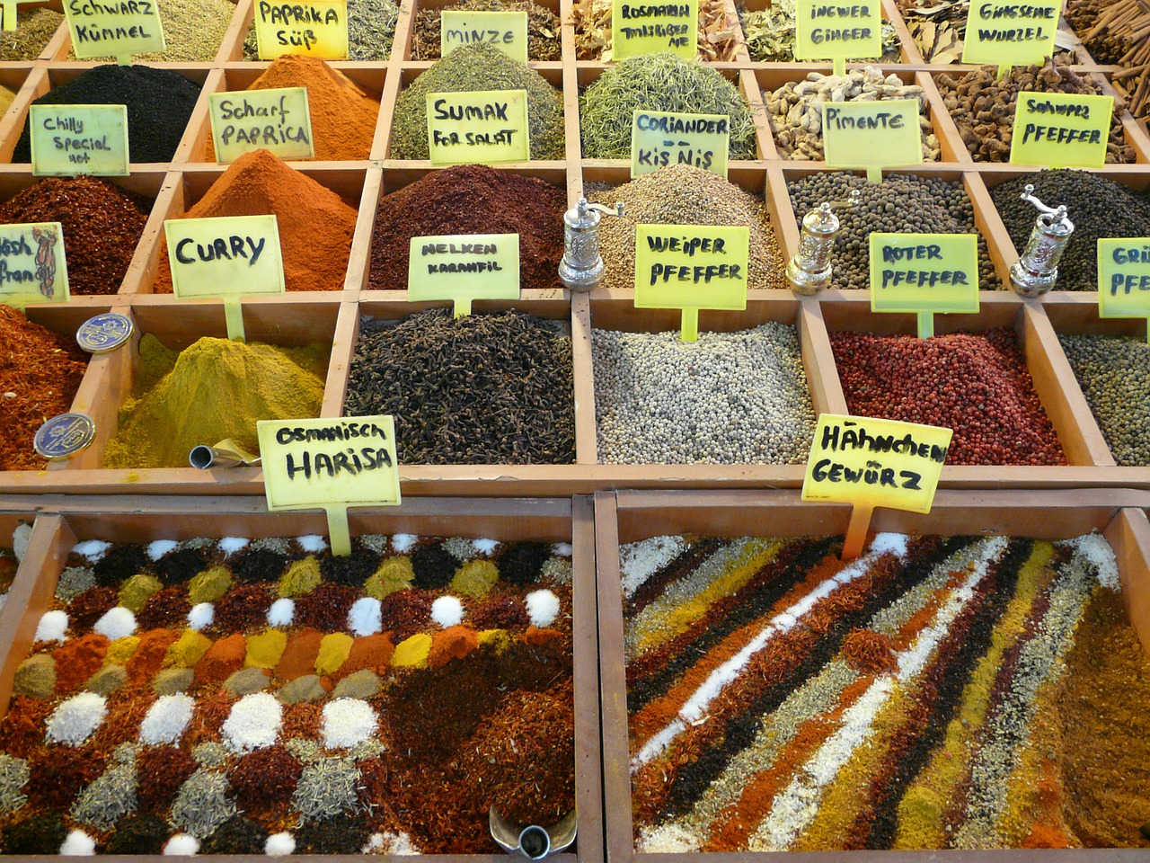 spices spice mix market free photo