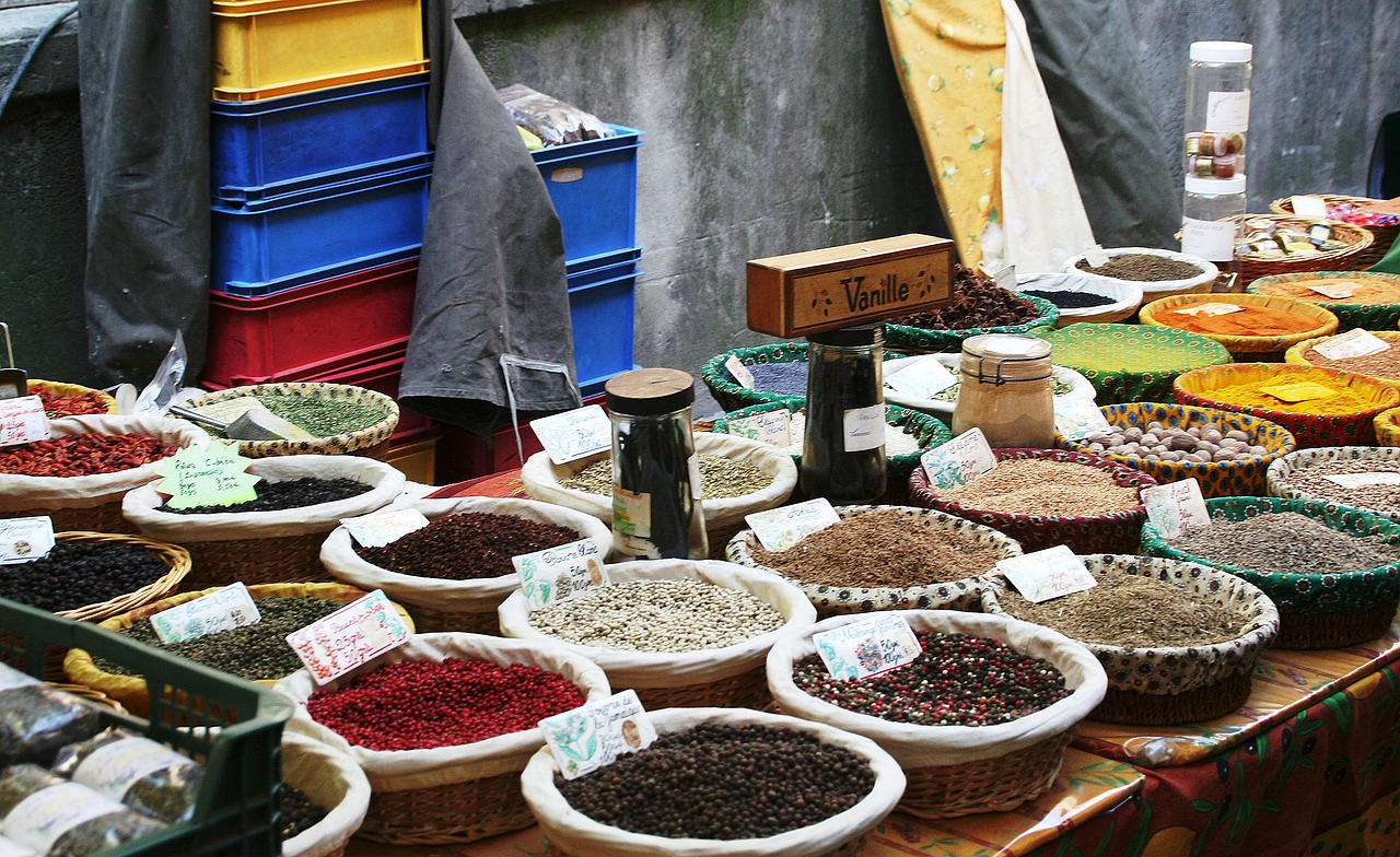 spices at market market spices spice free photo