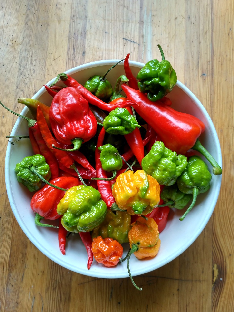 spicy peppers habanero red scorpion free photo