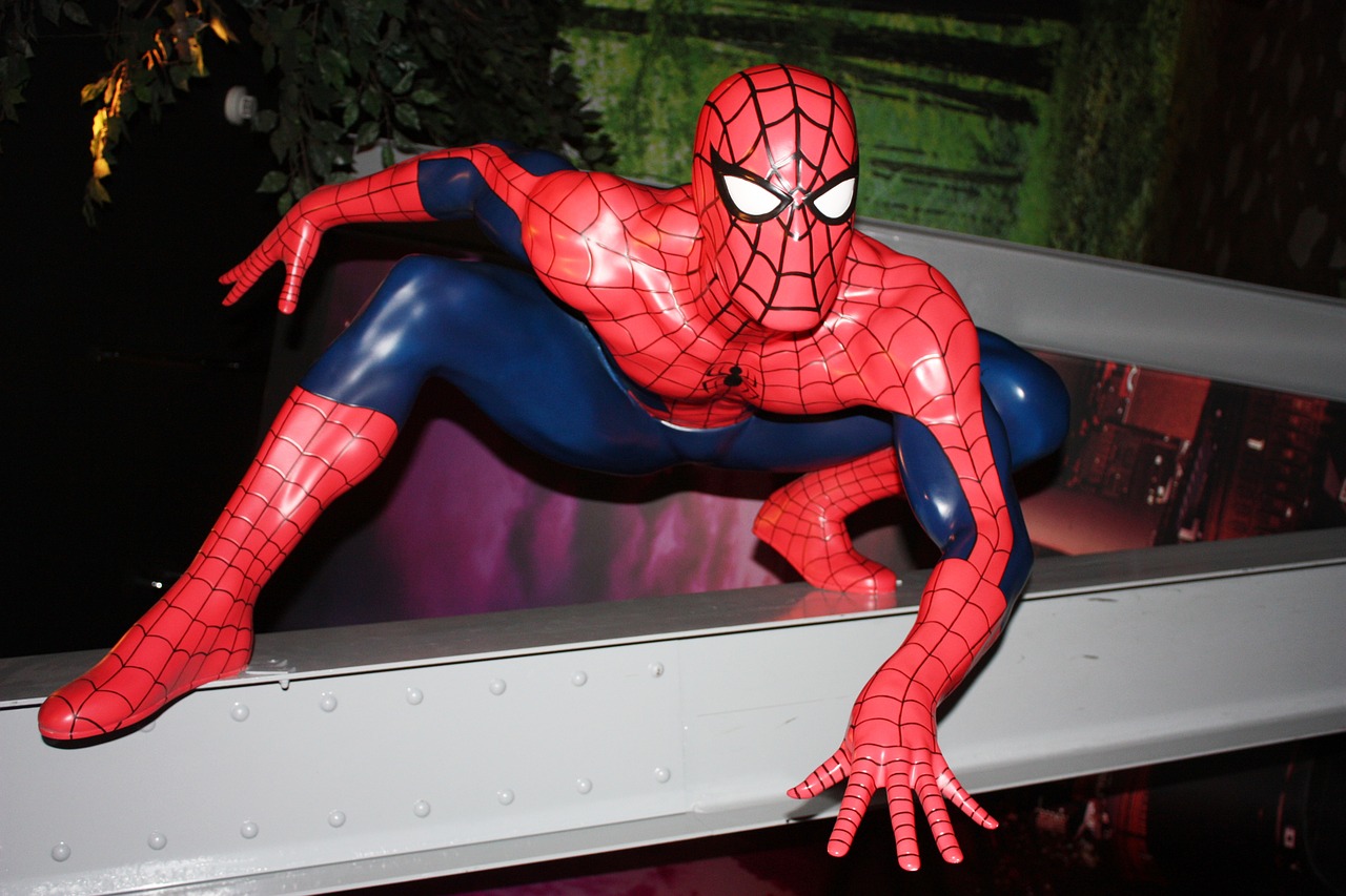 spiderman figure comic free photo