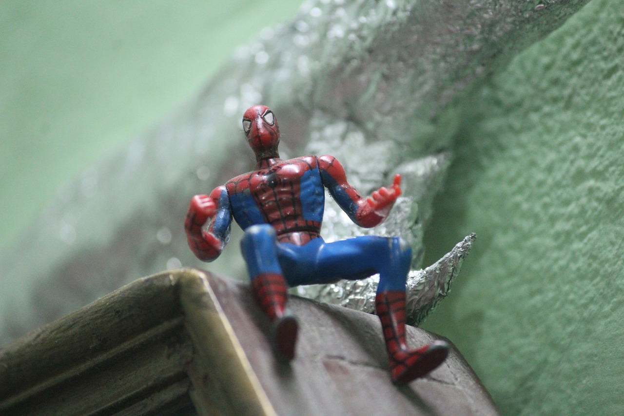 spiderman marvel toy free photo