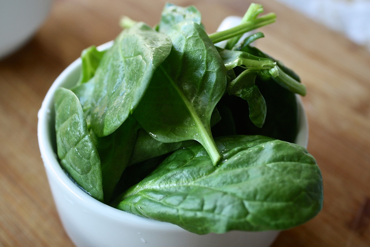 spinach healthy green free photo