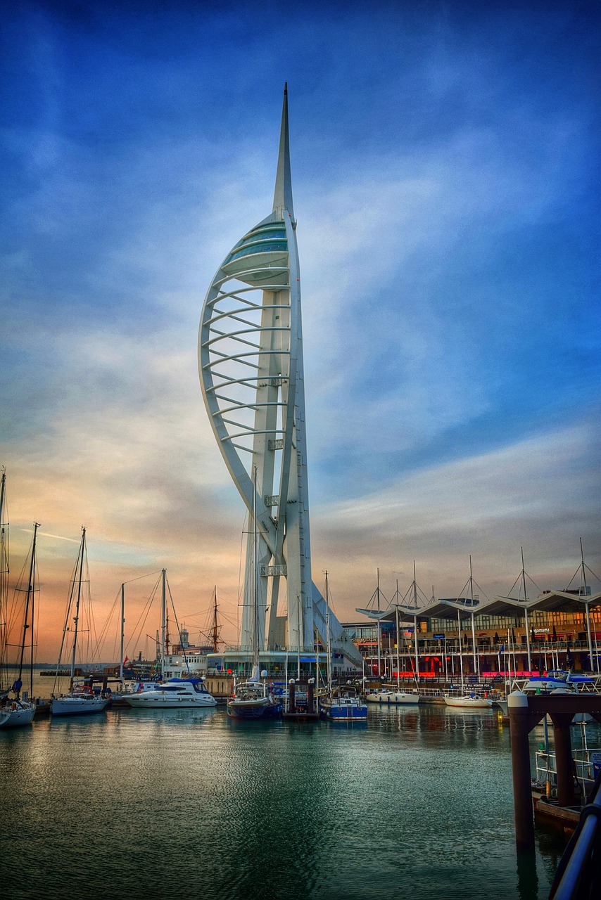 spinnaker tower portsmouth england free photo