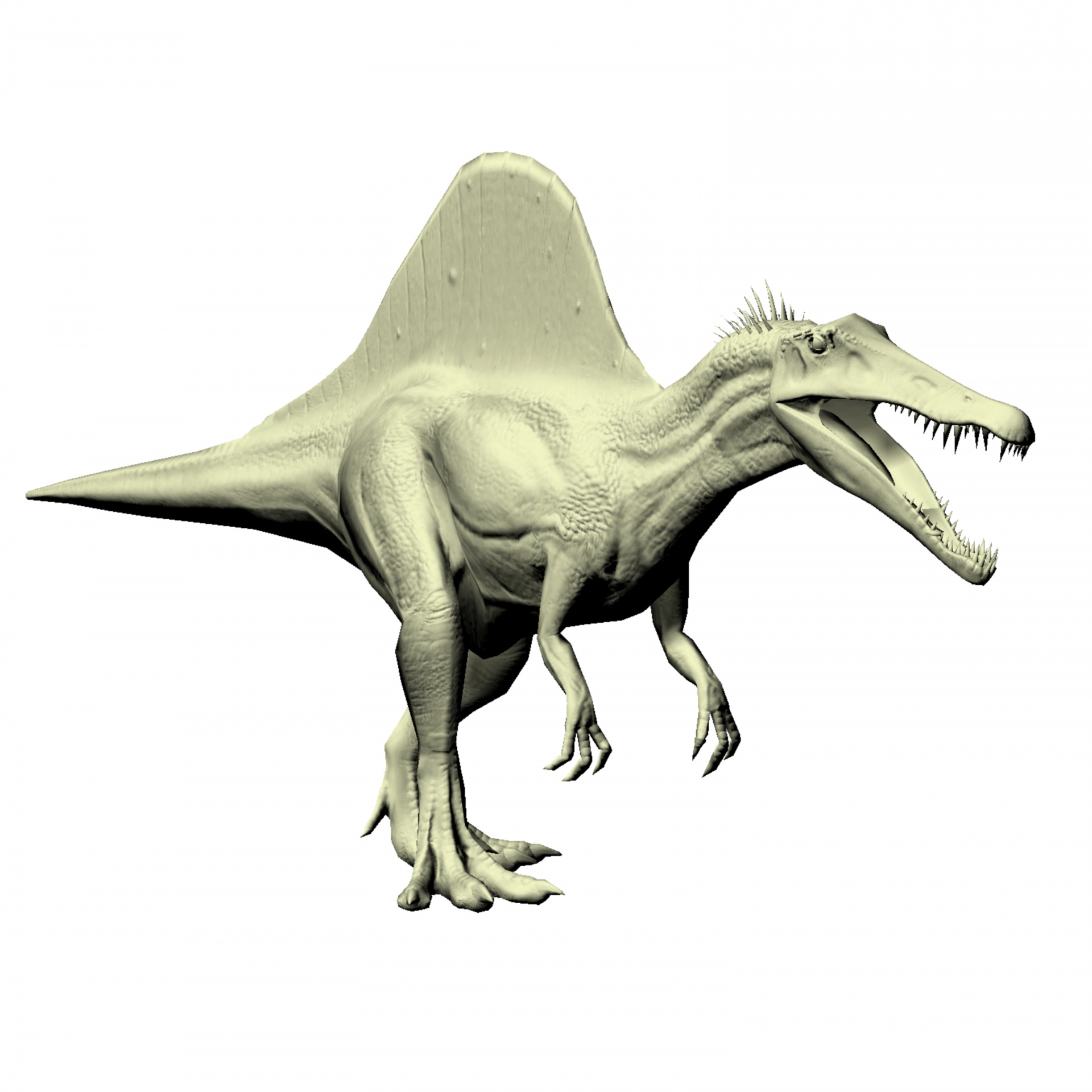 spinosaurus 3d mannequin free photo