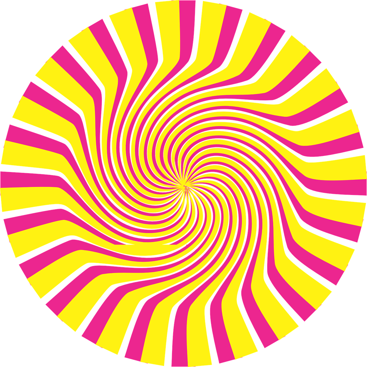 spiral circles rays free photo