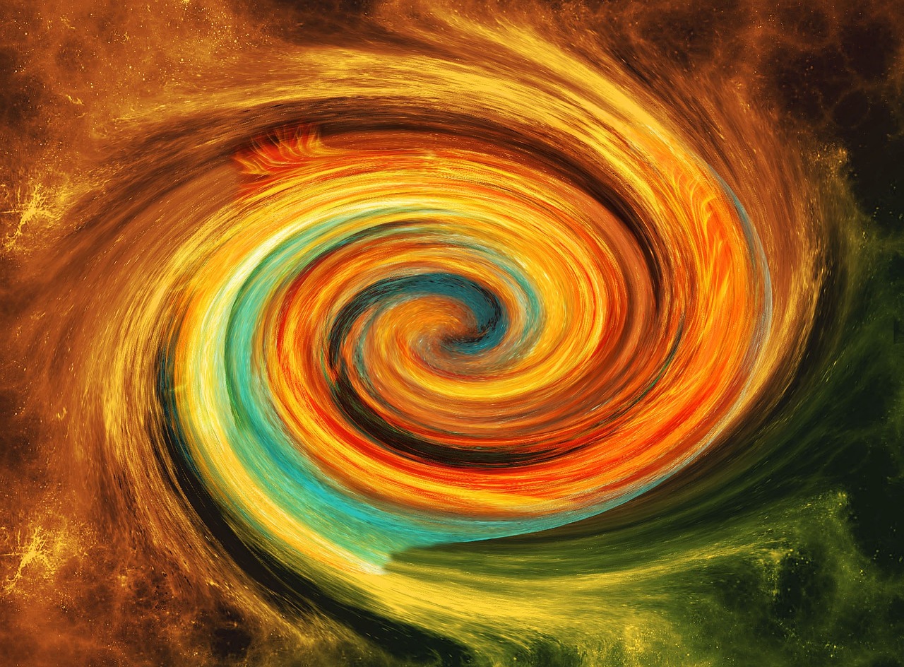 spiral universe space free photo