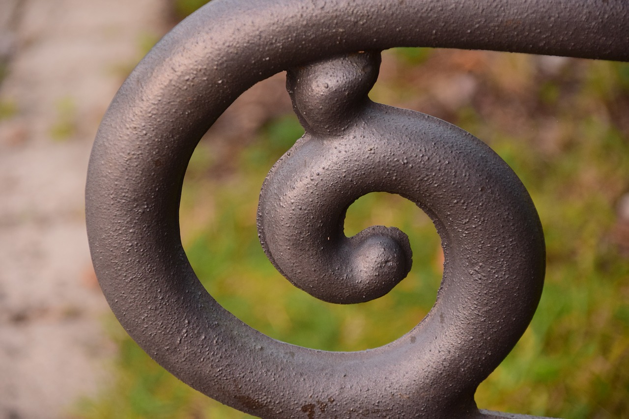 spiral cast iron beautiful free photo