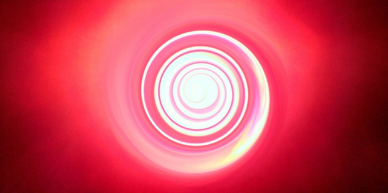 spiral light red free photo