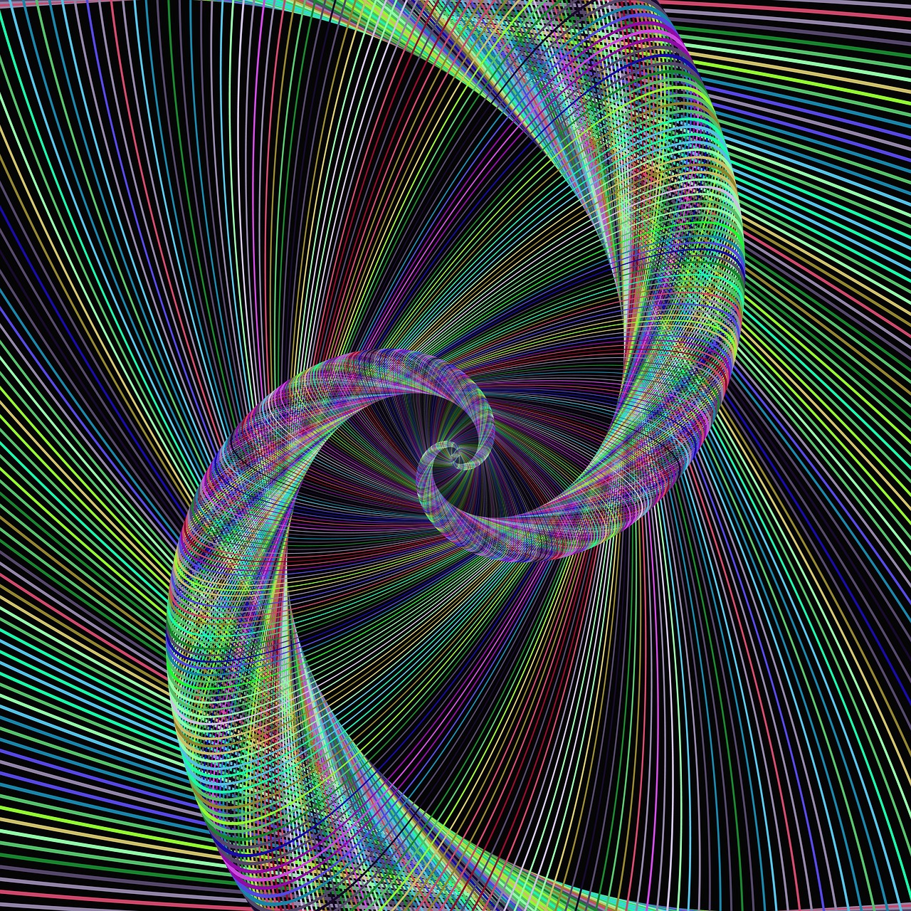 spiral background fractal free photo