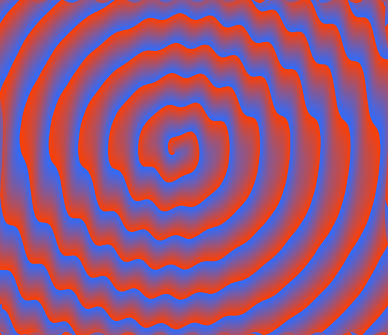 spiral red blue free photo