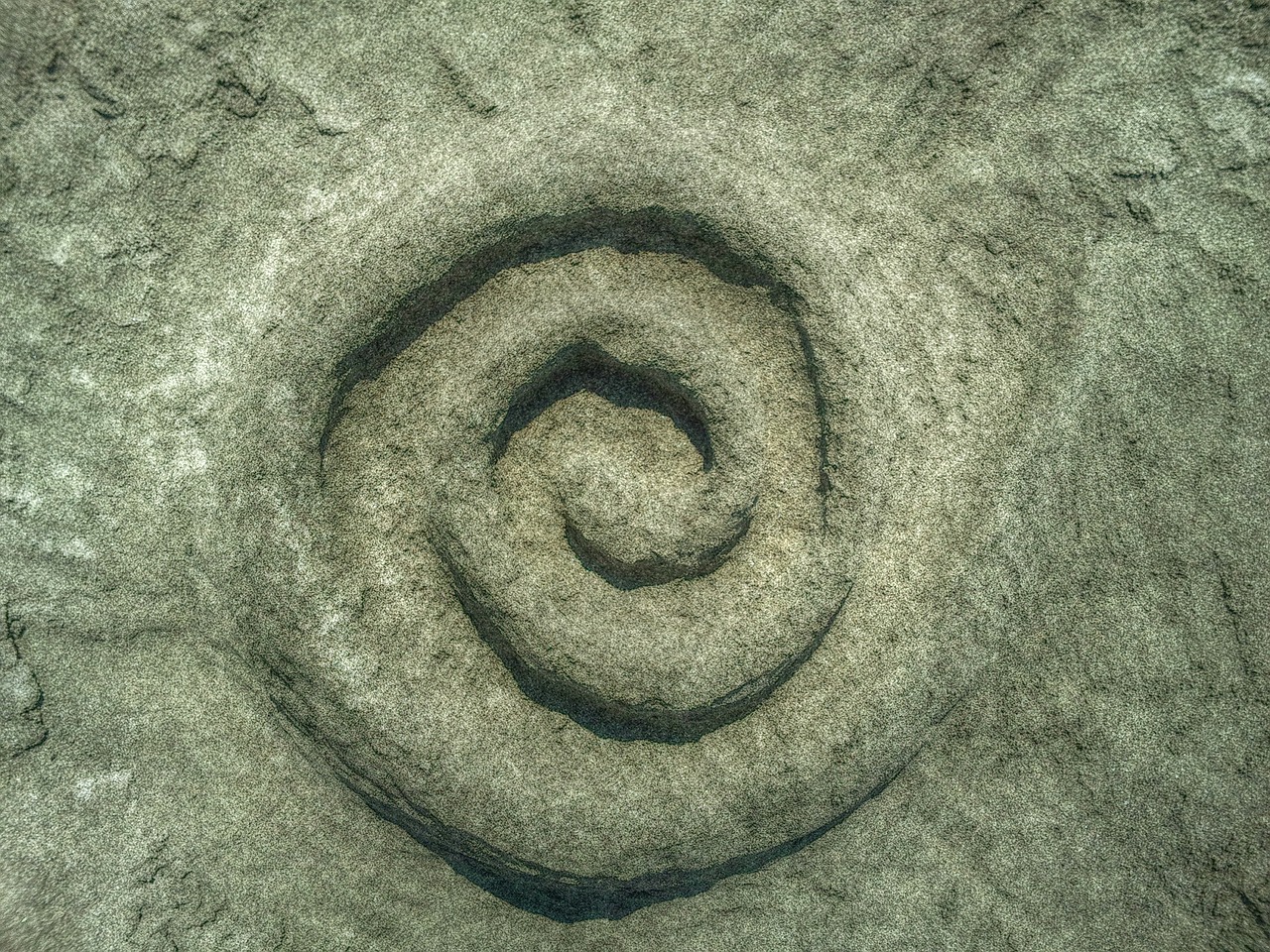 spiral sand grey free photo