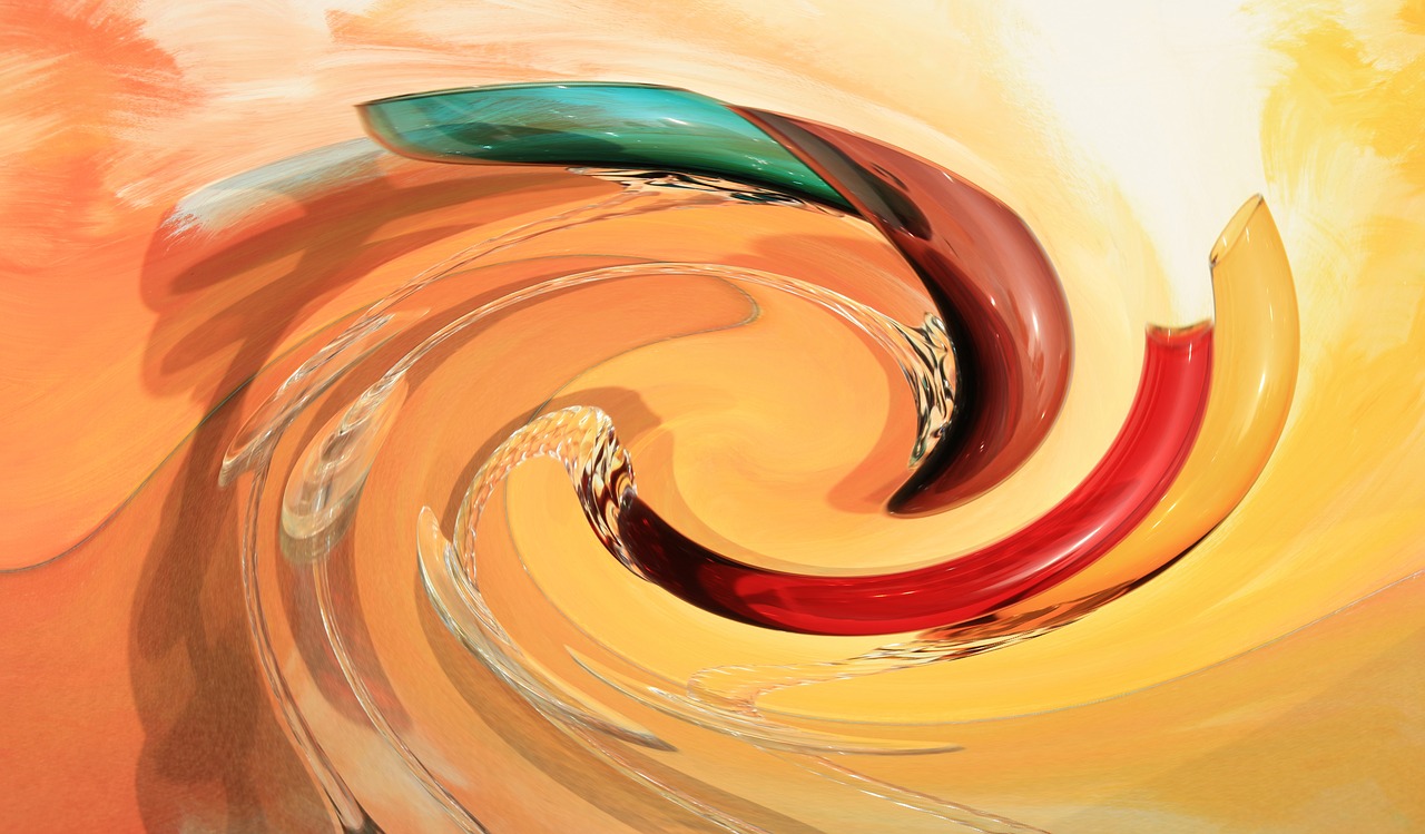 spiral abstract colorful free photo