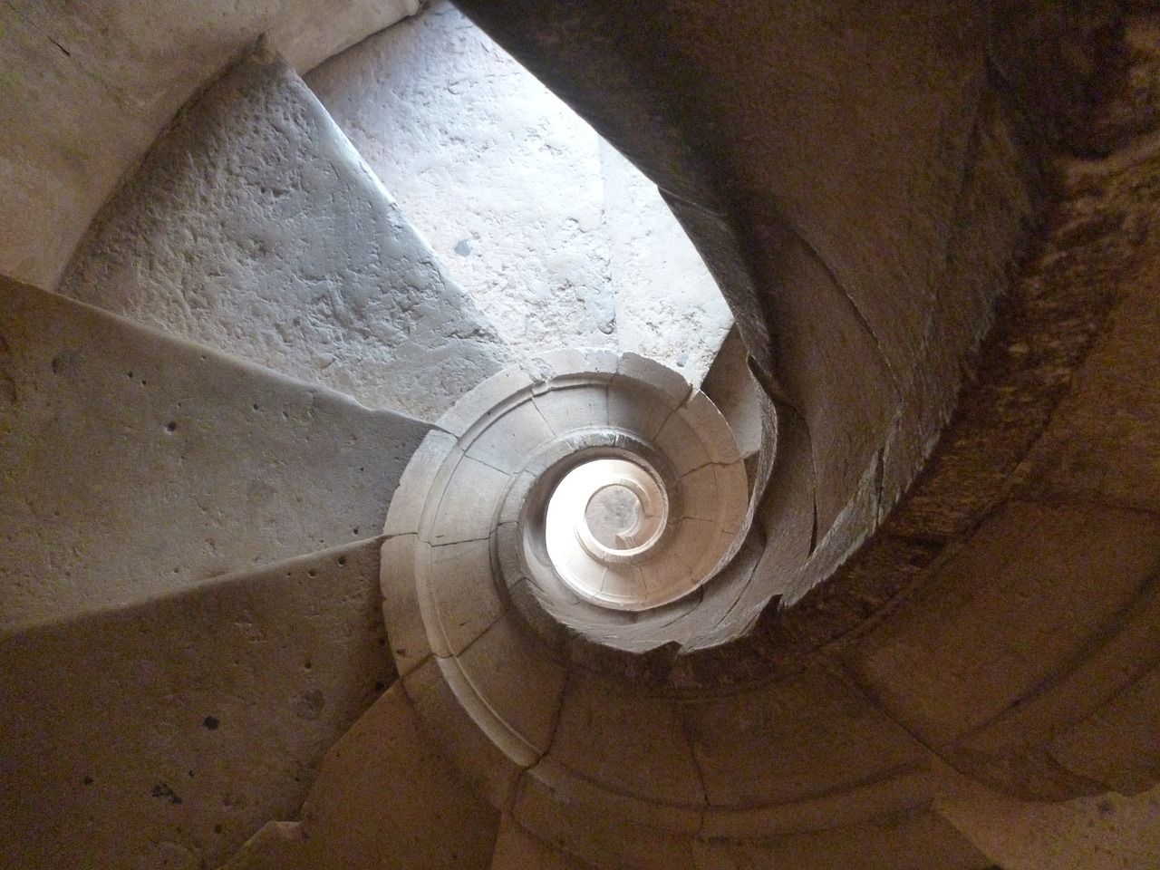 spiral stairs the templars castle free photo
