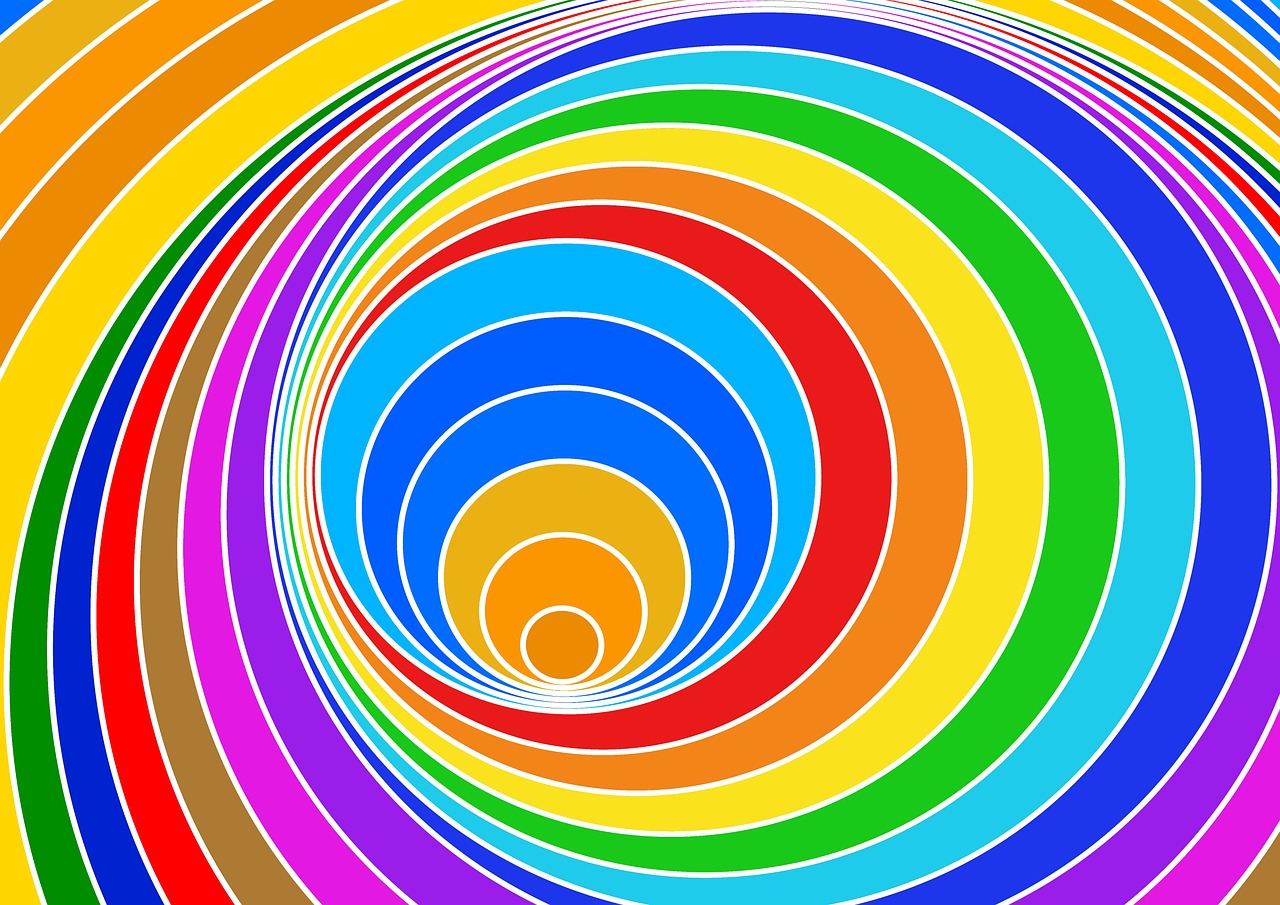 spiral eddy color vortex free photo