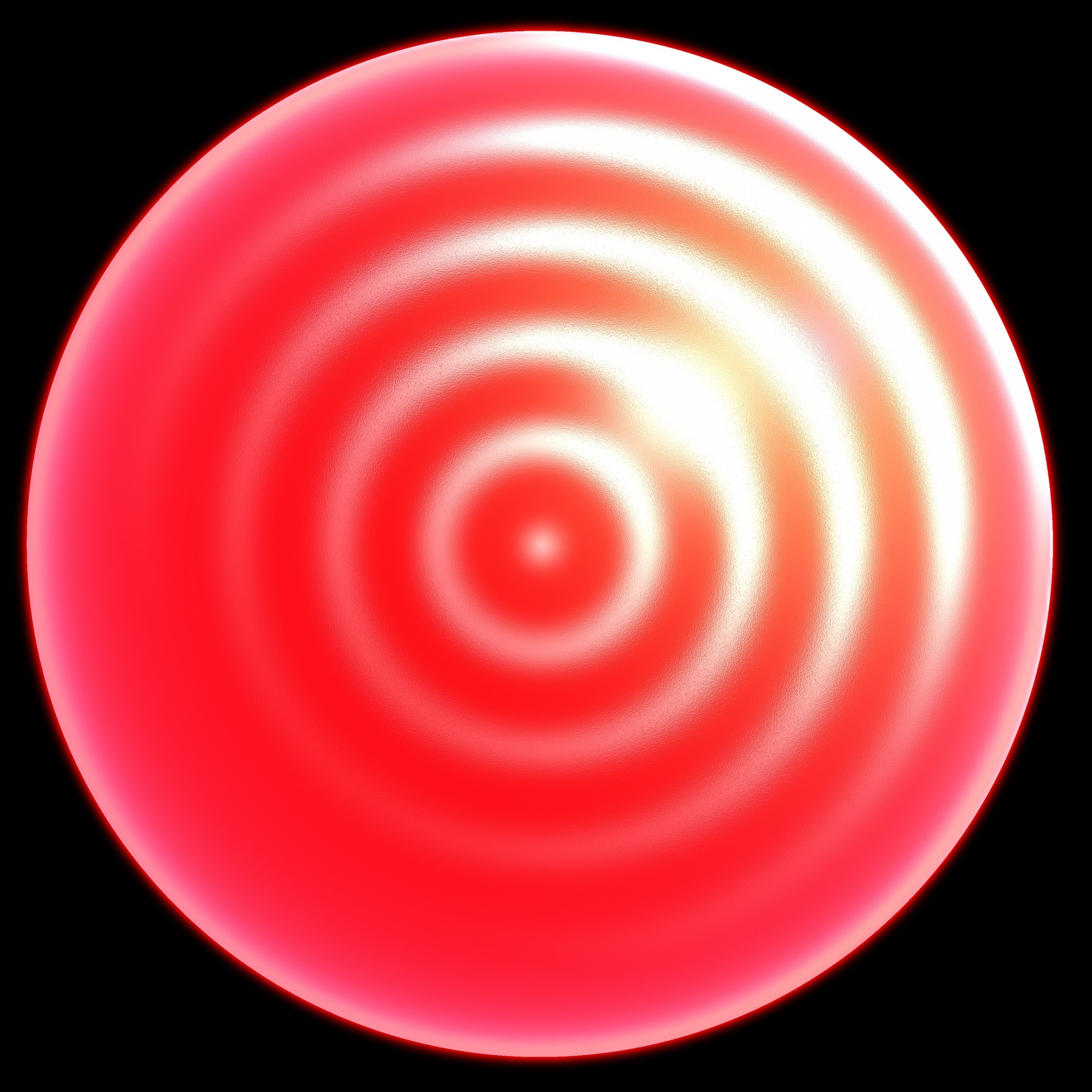 red spiral sphere free photo