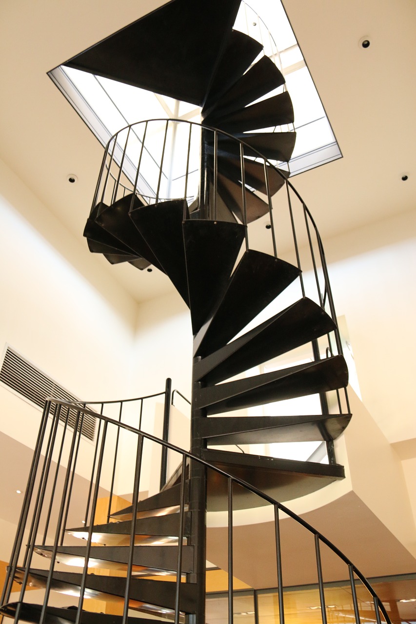 spiral staircase stairs staircase free photo