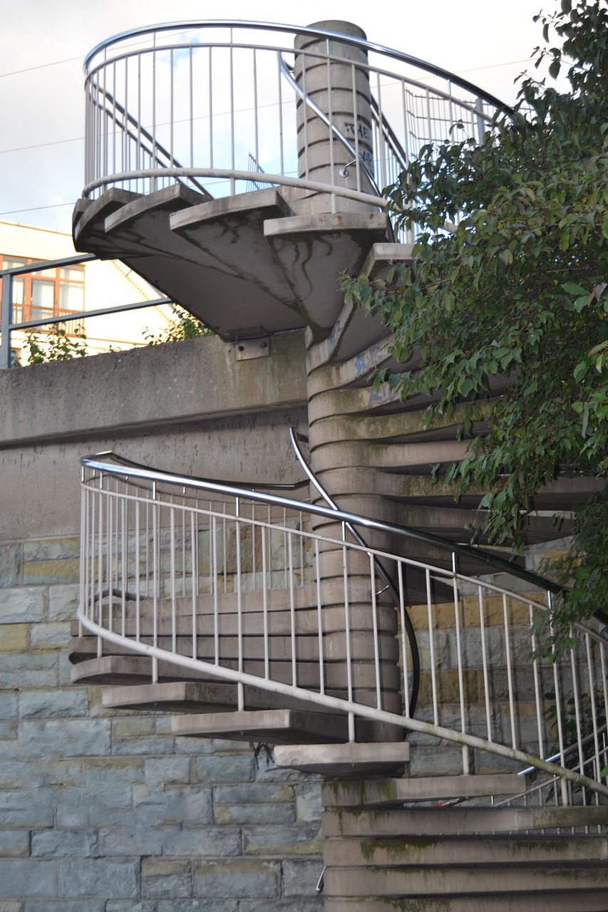 spiral staircase stairs gradually free photo