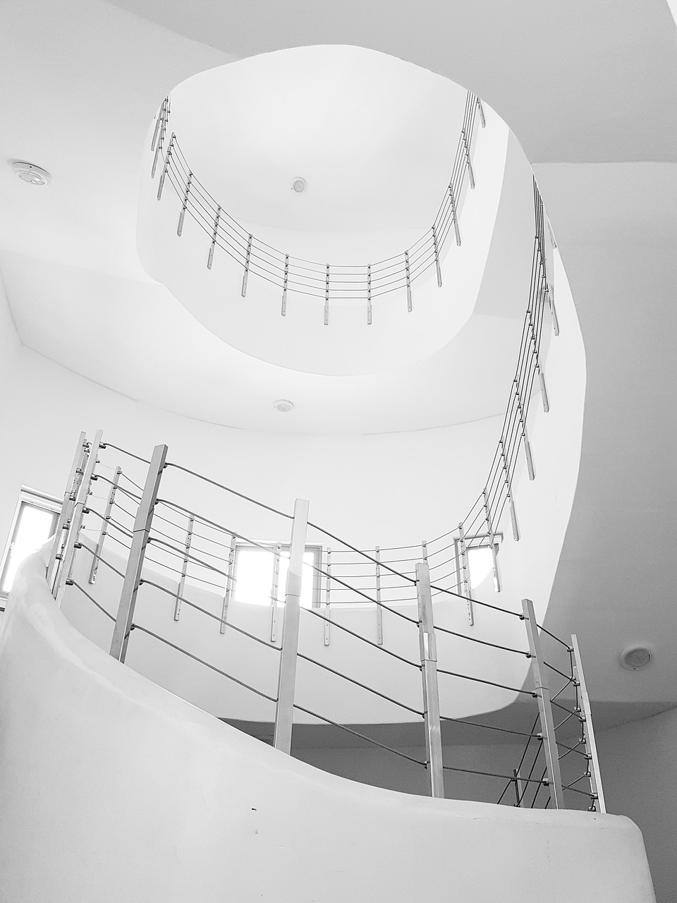 spiral stairs  stairs  stairway to heavem free photo