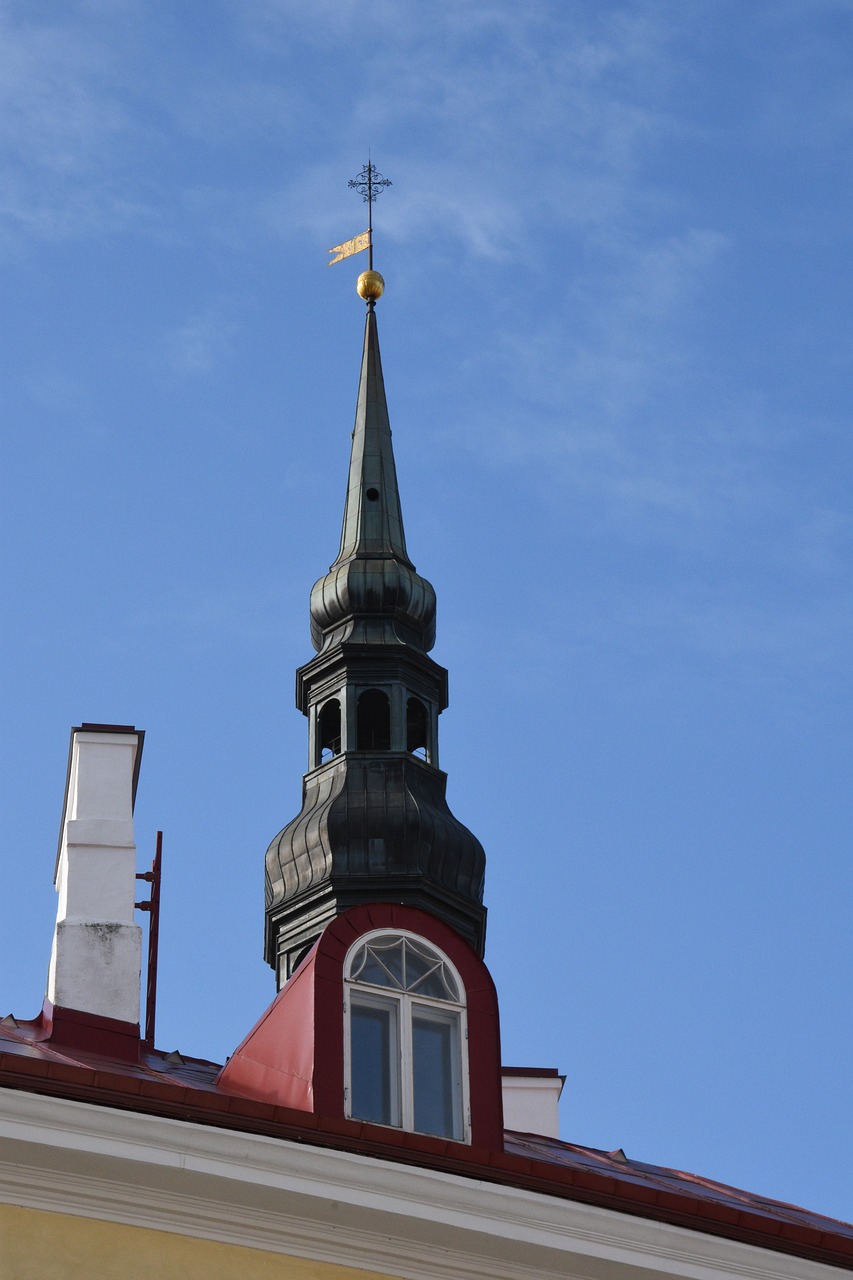 spire church tallinn free photo