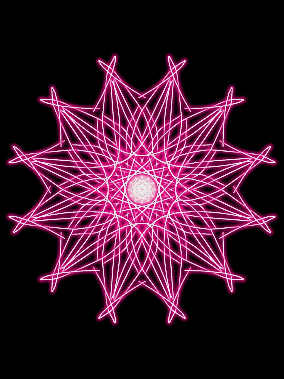 spirograph rosa color free photo
