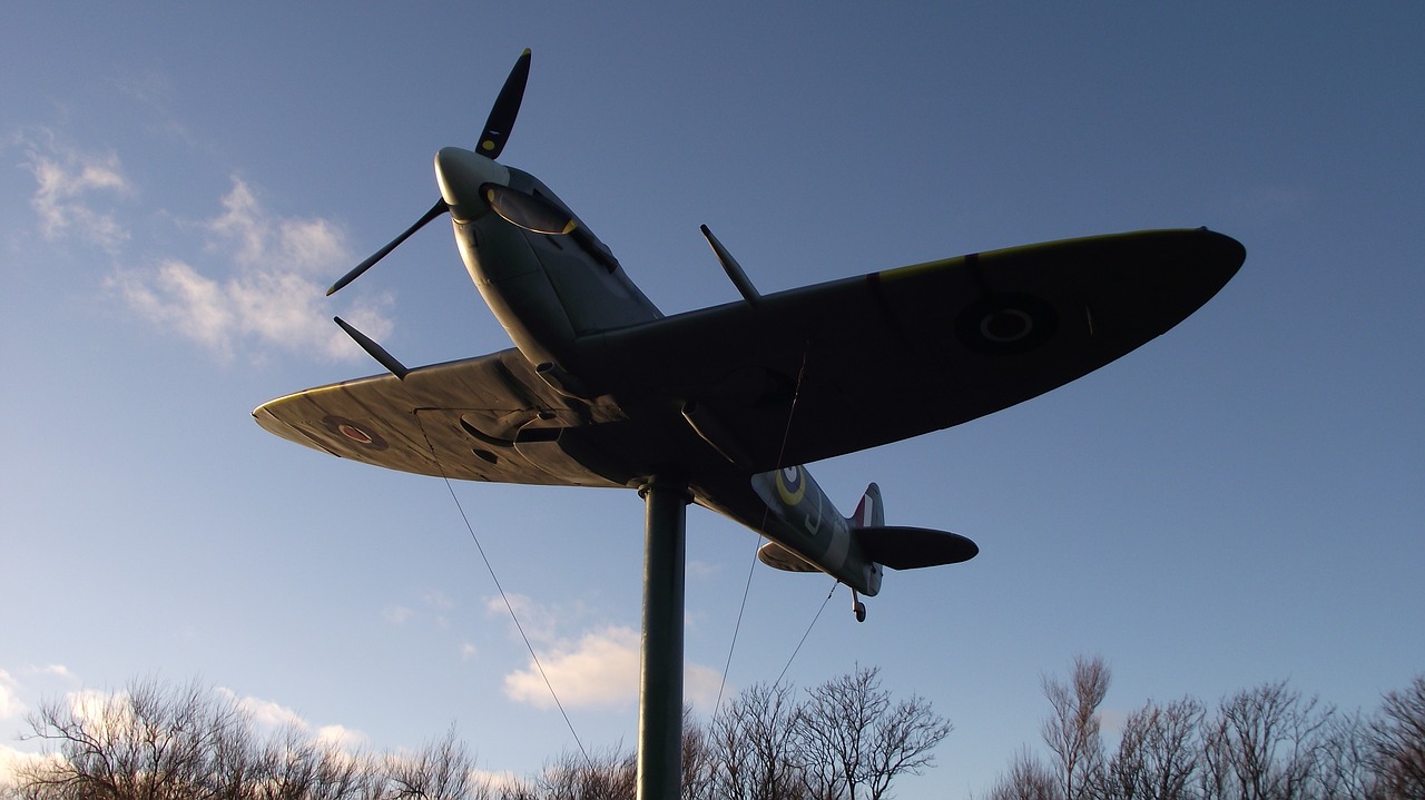 spitfire aircraft memorial free photo