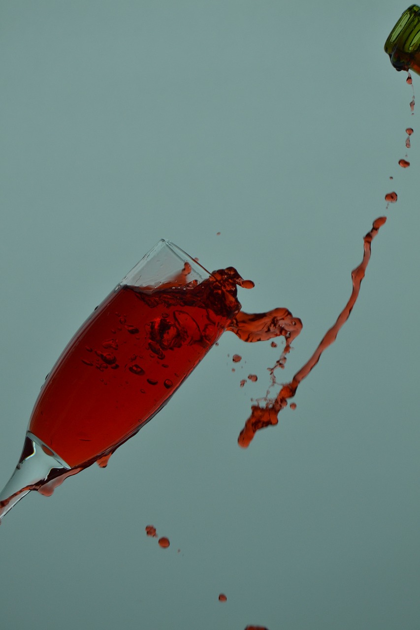 wine splash red wine free photo