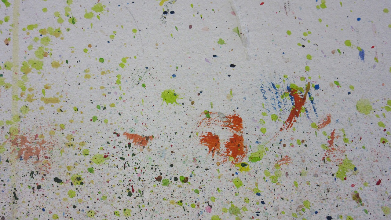 splashes of color artelier wall free photo