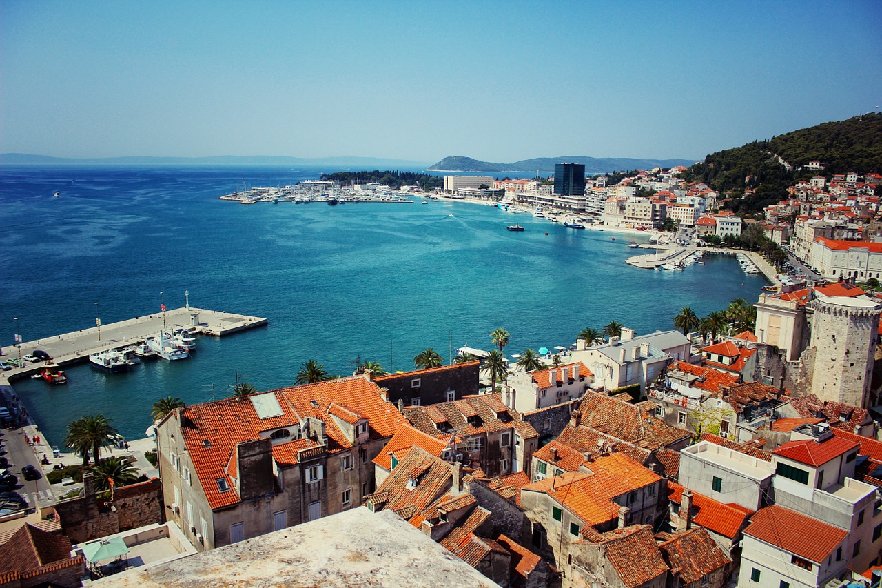 split croatia rooftops free photo