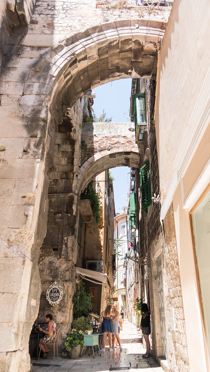 split croatia architecture free photo