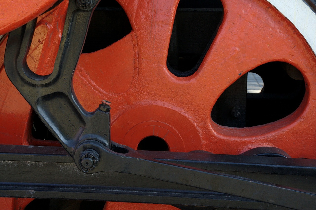 spoke wheel wheel railway free photo