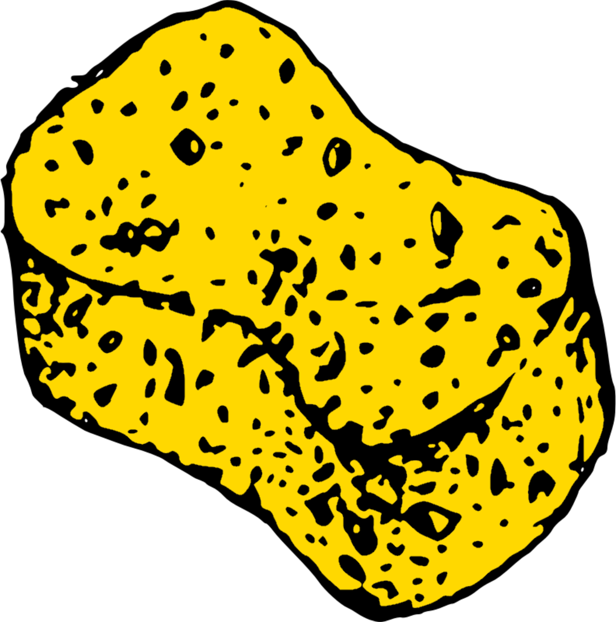 sponge wet yellow free photo