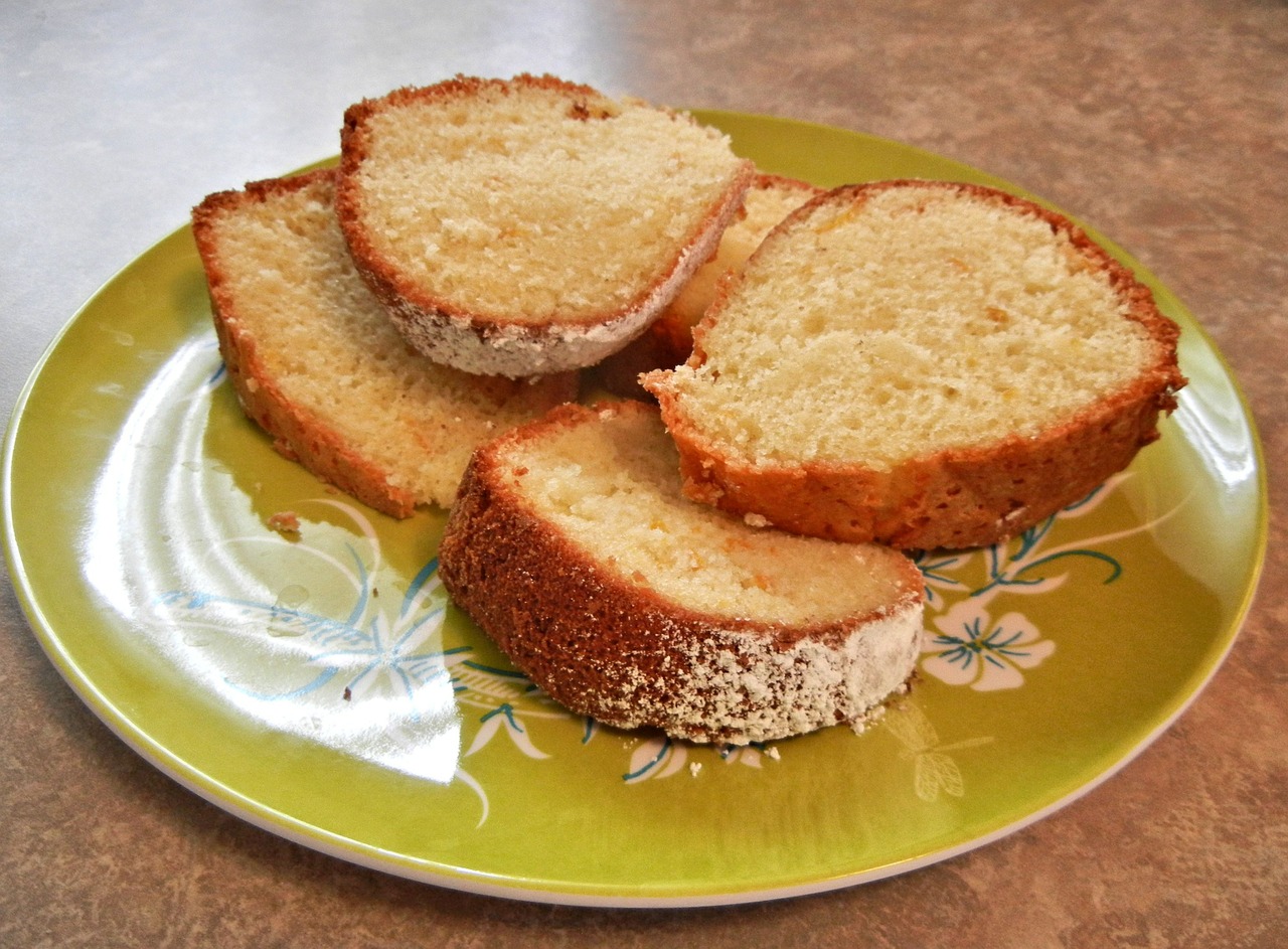 sponge cake baked cake sliced caked free photo