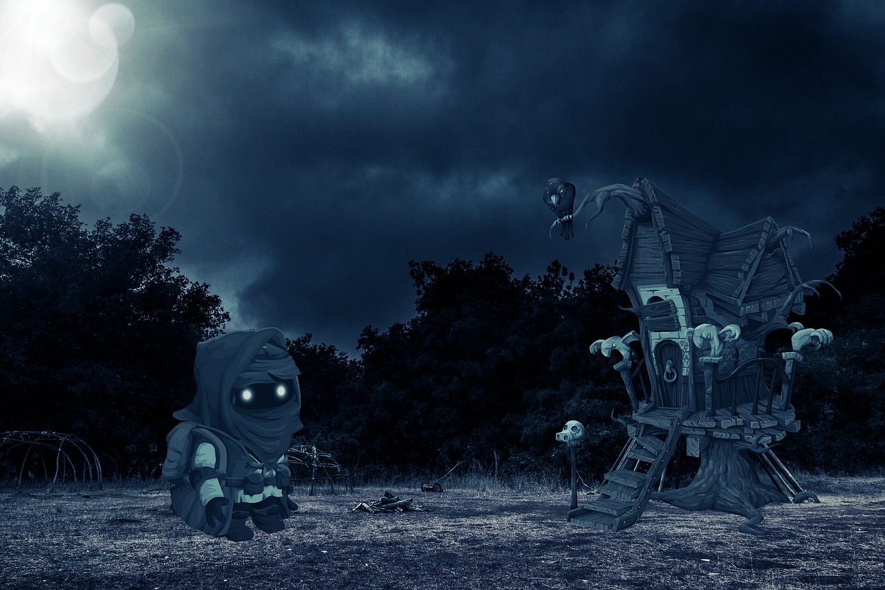 spooky night monster free photo