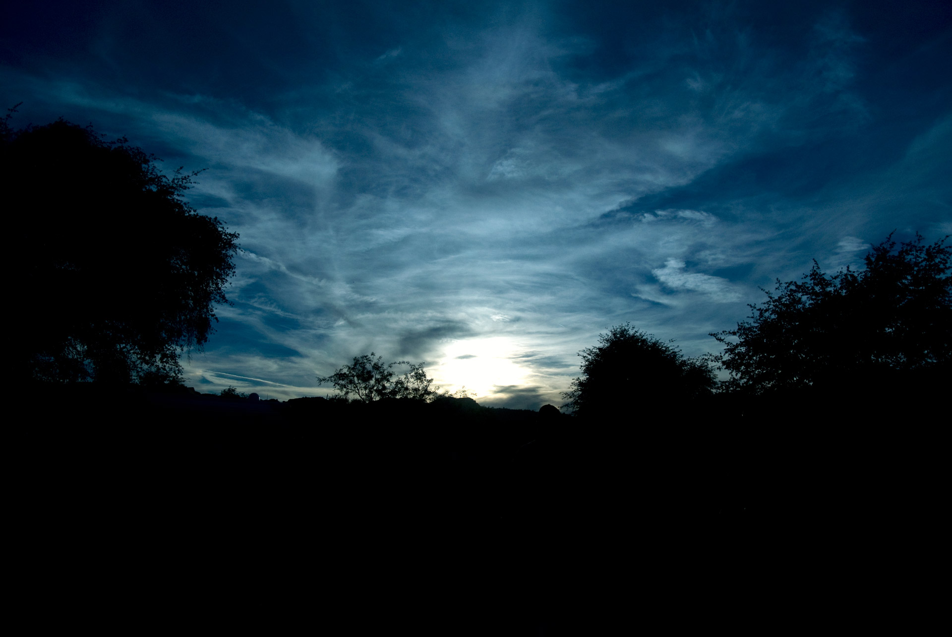 arizona sunset spooky free photo