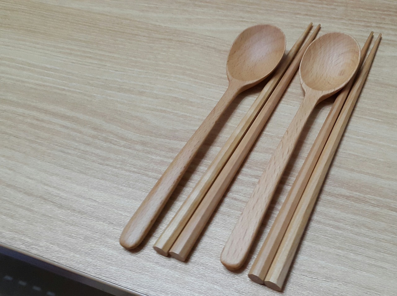 spoon chopsticks spoons free photo