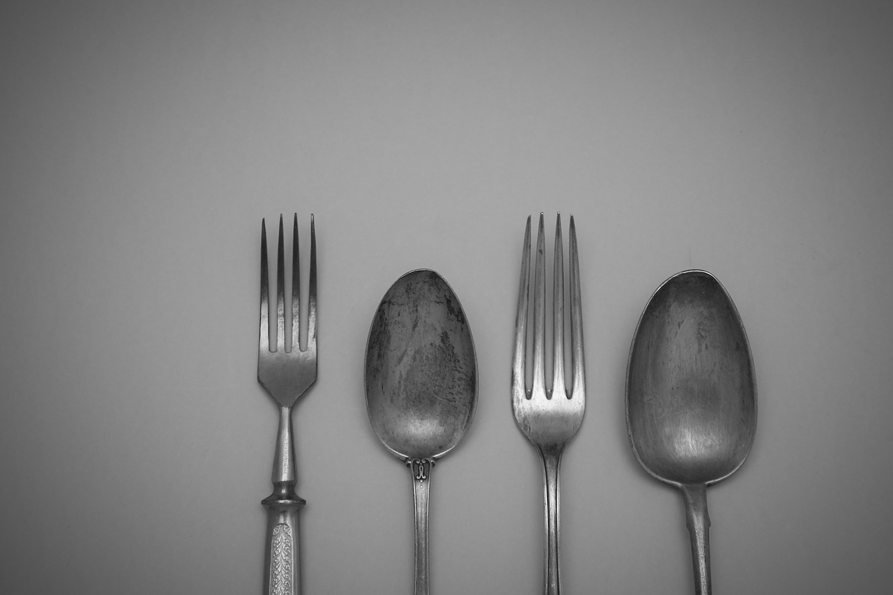 spoon  fork  steel free photo